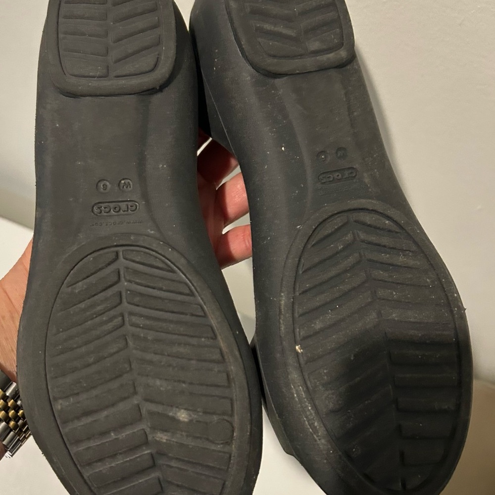 CROCS Men's Black Loafers